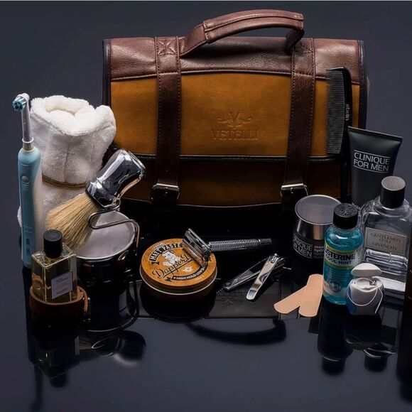 VETELLI Leather Toiletries bag - Picture 2 of 7
